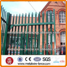 Weight metal palisade house fence